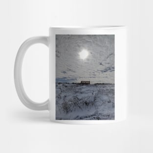 Bench In The Snow, Hole In The Sky Mug